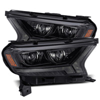 AlphaRex 19-21 Ford Ranger LUXX LED Proj פנסי קרש סגנון אלפא שחור עם אות Seq/DRL
