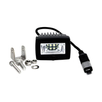 KC HiLiTES C-Series C2 LED 2 אינץ'. אזור גיבוי Flood Light 20w (סינגל) - שחור