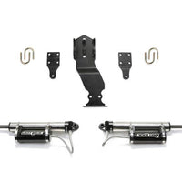 Fabtech 19-20 Ford F450/F550 4WD מערכת מייצב היגוי כפול עם DL 2.25 Resi Shocks