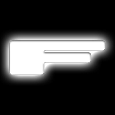 ORACLE Lighting תגי אותיות לד אוניברסלי מואר - מט גימור משטח - F ראה אחריות