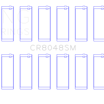 מיסבי קינג מנוע קרייזלר 345/370 16V (גודל +0.50 מ"מ) סט מיסבי מוט חיבור