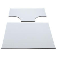 DEI 03-06 ג'יפ רנגלר TJ 2-דלתות עם רמקול פודס Boom Mat Headliner - 2 חלקים - לבן