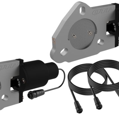 QTP 2.5in Bolt On QTEC Dual Cutout שסתומים - זוג