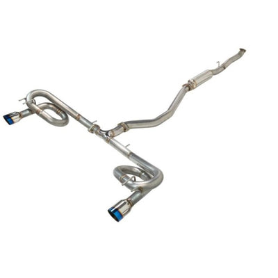 הערה 2022+ הונדה סיוויק Si FE1 ספורט טורינג (לולאת קישור) אגזוז Catback עם קצה אל חלד שרוף