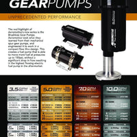 משאבת דלק אווירית - מודול - עם איסוף תאי דלק - משאבת ציוד ללא מברשות 5gpm Spur Pro+