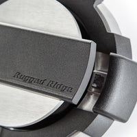 Rugged Ridge Elite דלת דלק ללא נעילה אלום מוברש 07-18 ג'יפ רנגלר JK