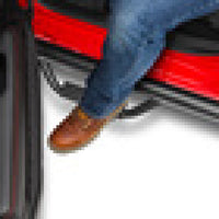 N-Fab Nerf Step 2019 Jeep Wrangler JT 4DR משאית באורך מלא - טקסטיל שחור - 3 אינץ'