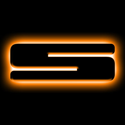 ORACLE Lighting אוניברסלי מואר LED תגי אותיות - גימור משטח Blk מט - S ראה אחריות