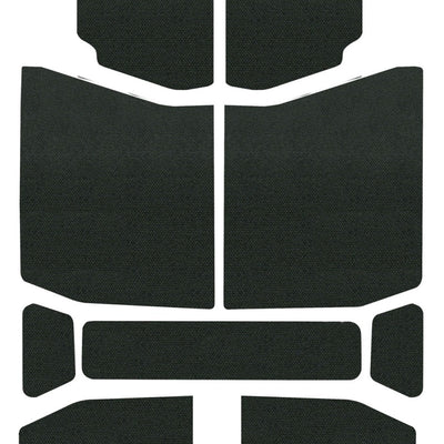 DEI 18-23 ג'יפ רנגלר JL 4-דלתות כיסוי מחצלת בום - 9 חלקים - שחור