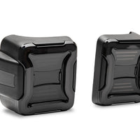 Raxiom 18-22 ג'יפ רנגלר JL פנסים אחוריים LED- בית שחור (עדשה מעושנת)