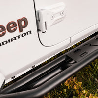 Rampage 20-22 Jeep Gladiator SRS Sidebar Rock Crawler Steps - שחור