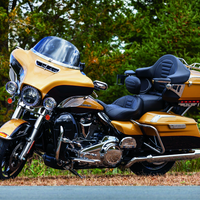 Kuryakyn מראות תעשייה כבדה כרום/שחור