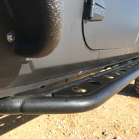 Fishbone Offroad 07-18 Jeep Wrangler JK 4 דלתות פלדה מדרגות צד - מעיל אבקה שחור