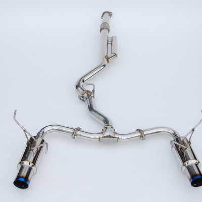 Invidia 2022+ סובארו WRX N1 Twin Outlet Single Layer Tip Cat-Back Exhaust