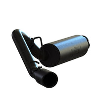 MBRP 97-99 ג'יפ רנגלר (TJ) Inline-4 2.5L, Inline-6 ​​4.0L 2 1/2in Cat Back צד אחד שחור מצופה