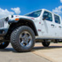 N-Fab RKR Step System 2019 ג'יפ רנגלר JT 4 דלתות משאית באורך מלא - טקסטיל שחור - 1.75 אינץ'