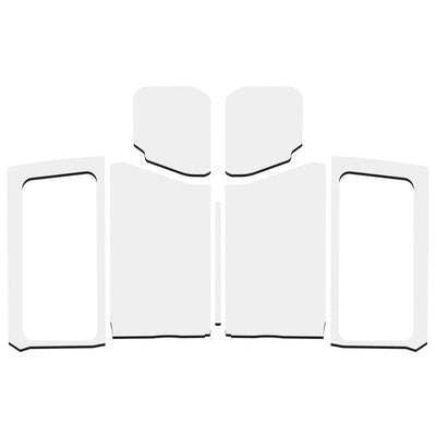 DEI 18-23 ג'יפ רנגלר JL 2-Dor Mat Boom Mat Kit Complete Headliner - 7 חלקים - אפור