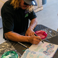 תעשיות קשיחות x SHREDDY 360-Series 6in Lights with/Wt Bcklght (2) + 6 Covers (2 ורוד/2 Teal/2 Blk)