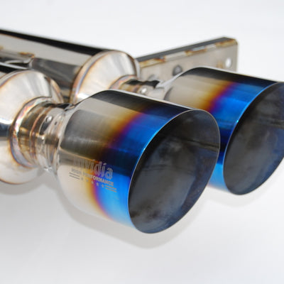 Invidia 2017+ Honda Civic Hatchback Sport/Sport Touring Gemini Titanium Tip Cat-back אגזוז