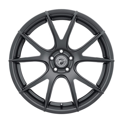 Forgestar CF5V 19x9 / 5x120 BP / ET38 / 6.5in BS גלגל שחור סאטן
