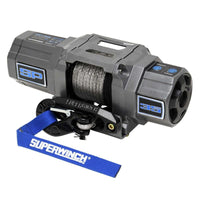 Superwinch 3500 LBS 12V DC 7/32in x 40ft חבל סינטטי Hawse Fairlead SP 35SR כננת