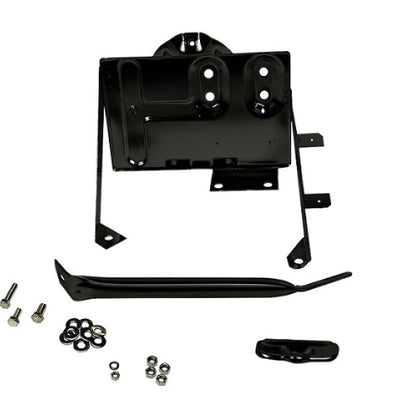 מגש סוללה קנטרול 76-86 Jeep CJ עם זרוע תמיכה - מעיל אבקה שחור