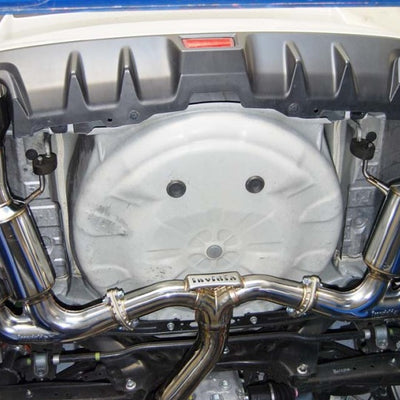 Invidia 2015+ סובארו WRX / STI Gemini/R400 Single Layer Quad Black Tip Cat-Back אגזוז