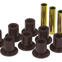 Prothane 87-96 Jeep Front Spring & Shackle Bushings - שחור