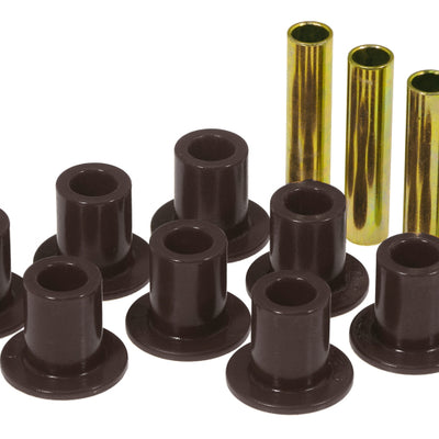Prothane 87-96 Jeep Front Spring &amp; Shackle Bushings - שחור