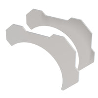 Borla 3in T-304 ערכת צינור פלדת אל חלד/תושבת צינור (2 חתיכות)