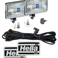 Hella 450 H3 12V SAE/ECE ערכת מנורות ערפל שקופה - מלבן (כולל 2 מנורות)