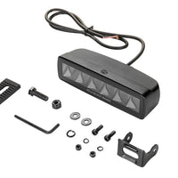 Hella Universal Black Magic 6 LED Mini Light Bar - Spot Beam