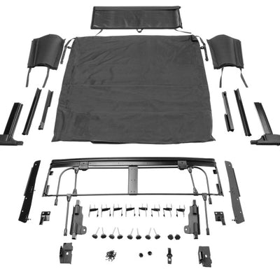 Rugged Ridge 20-22 Jeep Gladiator JT Voyager Fastback Soft Top - Black Diamond