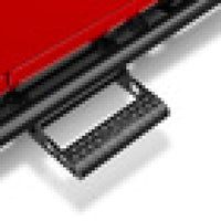 N-Fab RKR Step System 2019 ג'יפ רנגלר JT 4 דלתות משאית באורך מלא - טקסטיל שחור - 1.75 אינץ'