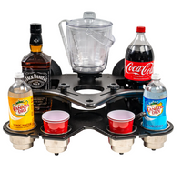 SeaSucker Double Decker Party Barge בר נייד - שחור