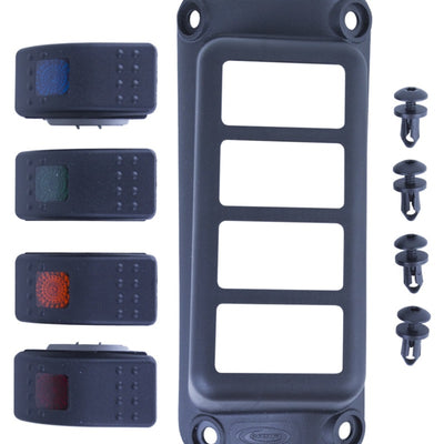 Daystar 2007-2018 ג'יפ רנגלר JK 2WD/4WD - A-Pillar Rocker Switch Pod (כולל מתגים)