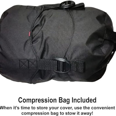 כיסוי לאופנוע של Dowco WeatherAll Plus Ratchet שחור - גדול