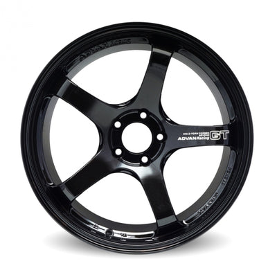 Advan GT Beyond 18x9.5 +29 5-114.3 Racing Titanium גלגל שחור