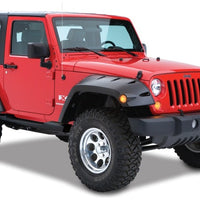 Bushwacker 07-18 Jeep Wrangler Max Pocket Style Flares כיסוי מורחב 2 יחידות - שחור