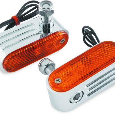 BikeMaster Marker/Side Lights 5/16in Mount Single Bulb Amber