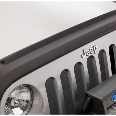 Bushwacker 07-18 Jeep Wrangler (JK) / (JK) Unlimited Trail Armor Hood Guard - שחור