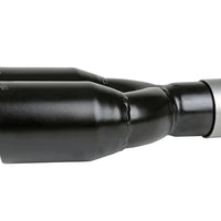 MACH Force-Xp 409 פלדת אל חלד קצה פליטה מהדק 2.5 אינץ' יציאה 3.5 אינץ' - שחור