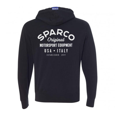 Sparco Sweatshirt ZIP Garage BLK - בינוני