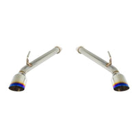 הערה 2017+ Infiniti Q60 אגזוז אחורי עם קצה קיר יחיד שרוף נירוסטה