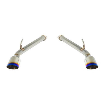 הערה 2017+ Infiniti Q60 אגזוז אחורי עם קצה קיר יחיד שרוף נירוסטה