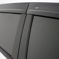 AVS 07-18 ג'יפ רנגלר (2 דלתות בלבד) Ventvisor מסיט חלונות בפרופיל נמוך 2 יחידות - שחור מט