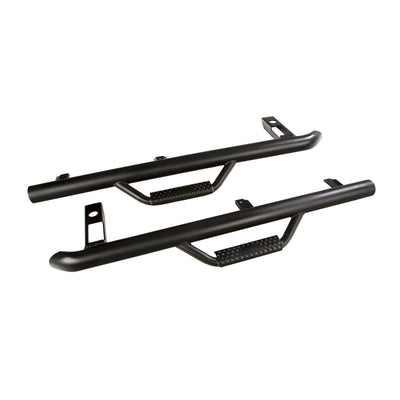 Rugged Ridge Spartan Nerf Bar במרקם שחור 97-06 Jeep Wrangler TJ