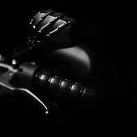 Kuryakyn שלד יד מראות שחור/שחור