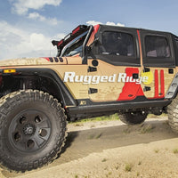 Rugged Ridge XHD Rock Sliders 07-18 ג'יפ רנגלר JK 4 דלתות