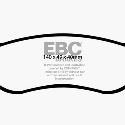 EBC 02-07 Jeep Liberty 2.4 Extra Duty רפידות בלם אחוריות